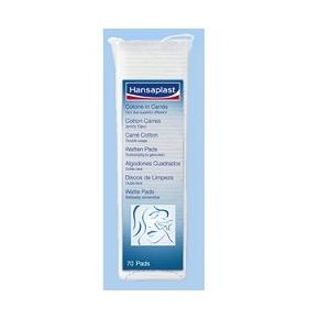 Cotone idrofilo hansaplast carres 70 pezzi pretagliati