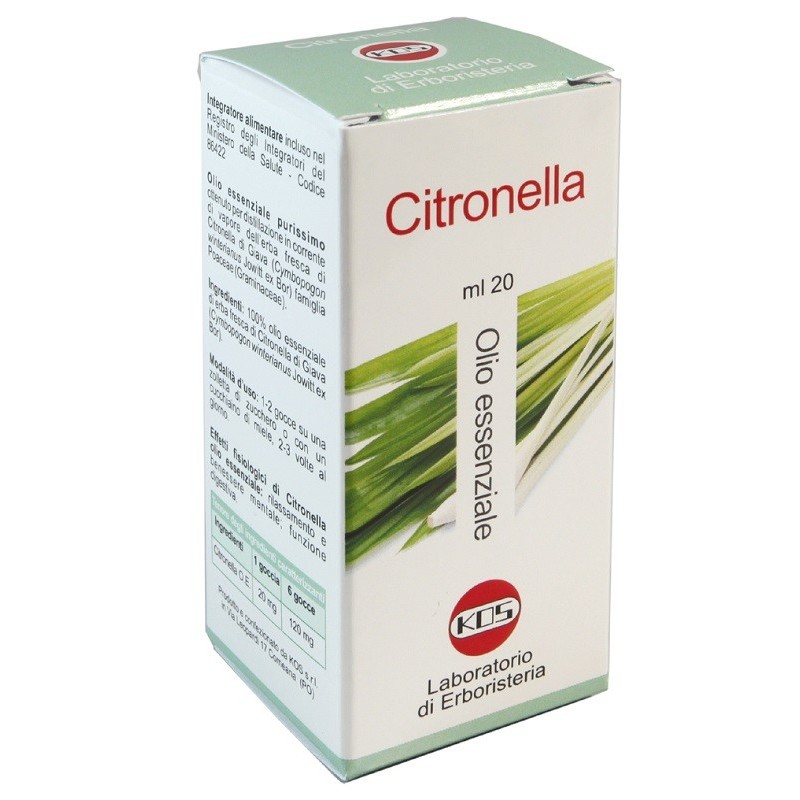 Citronella olio essenziale 20 ml Citronella olio essenziale 20 ml