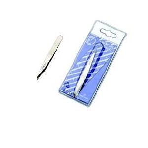 Pinzetta depilatoria inox punta spillo