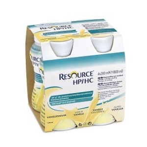 Resource hp/hc vaniglia 4 bottiglie 200 ml