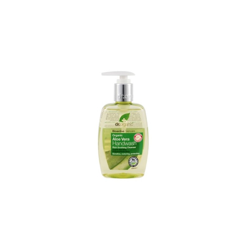 Dr organic aloe vera handwash sapone liquido mani 250 ml
