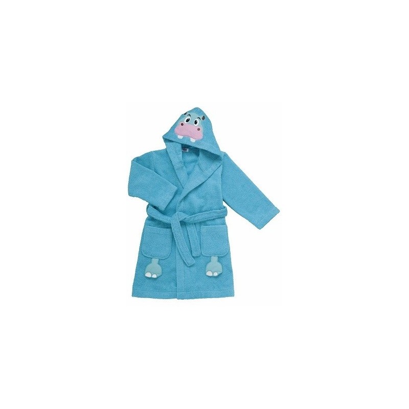 Chicco accappatoio ippopotamo azzurro 24 mesi+
