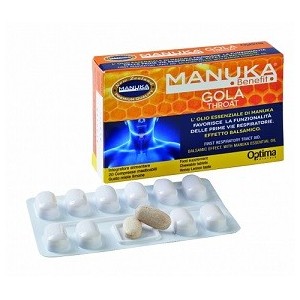 Manuka benefit gola throat 20 compresse masticabili
