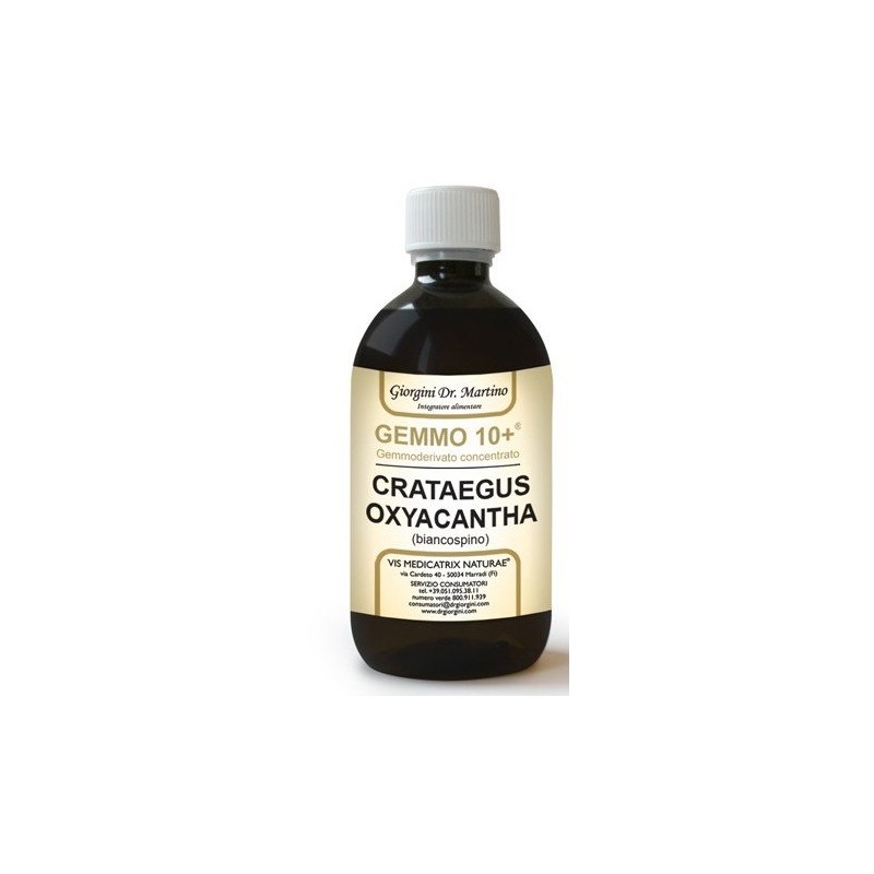 Gemmo 10+ biancospino liquido analcolico 500 ml