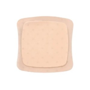 Medicazione sterile in schiuma di poliuretano idrocellulareaquacel ag foam adesiva 12,5x12,5 cm 10 pezzi