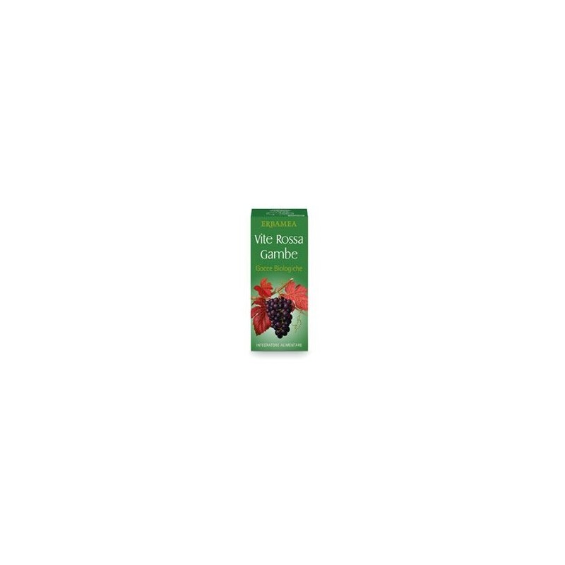 Vite rossa gambe gocce biologiche 100 ml