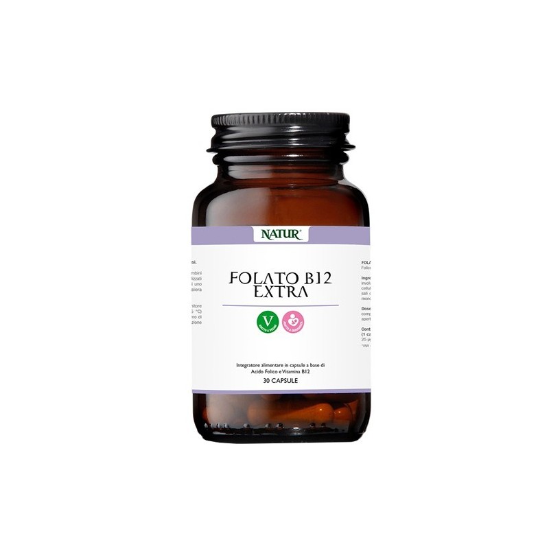 Folato b12 extra 30 capsule