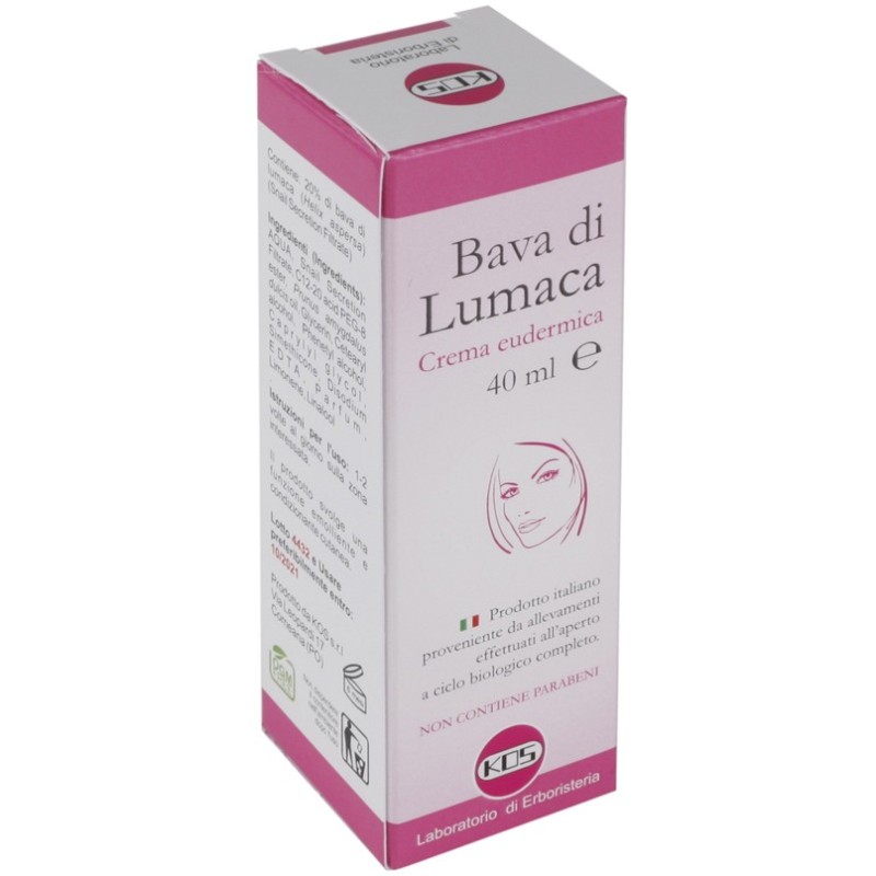 Bava di lumaca crema eudermica 40 ml Bava di lumaca crema eudermica 40 ml
