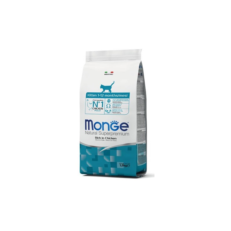 Monge natural superpremium secco gatto kitten 1/12 months 1,5 kg