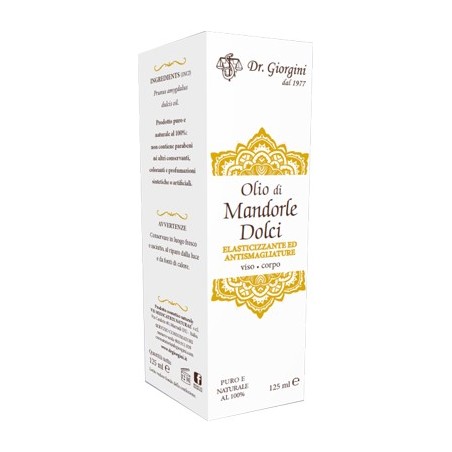 Olio di mandorle dolci 125 ml