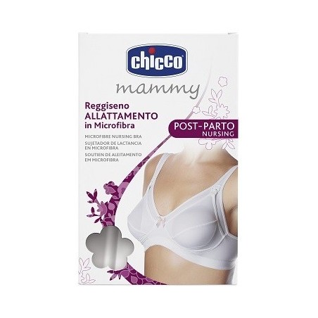 Chicco mammy reggiseno microfibra allattamento bianco 3d