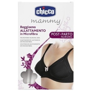 Chicco mammy reggiseno microfibra allattamento nero 6d