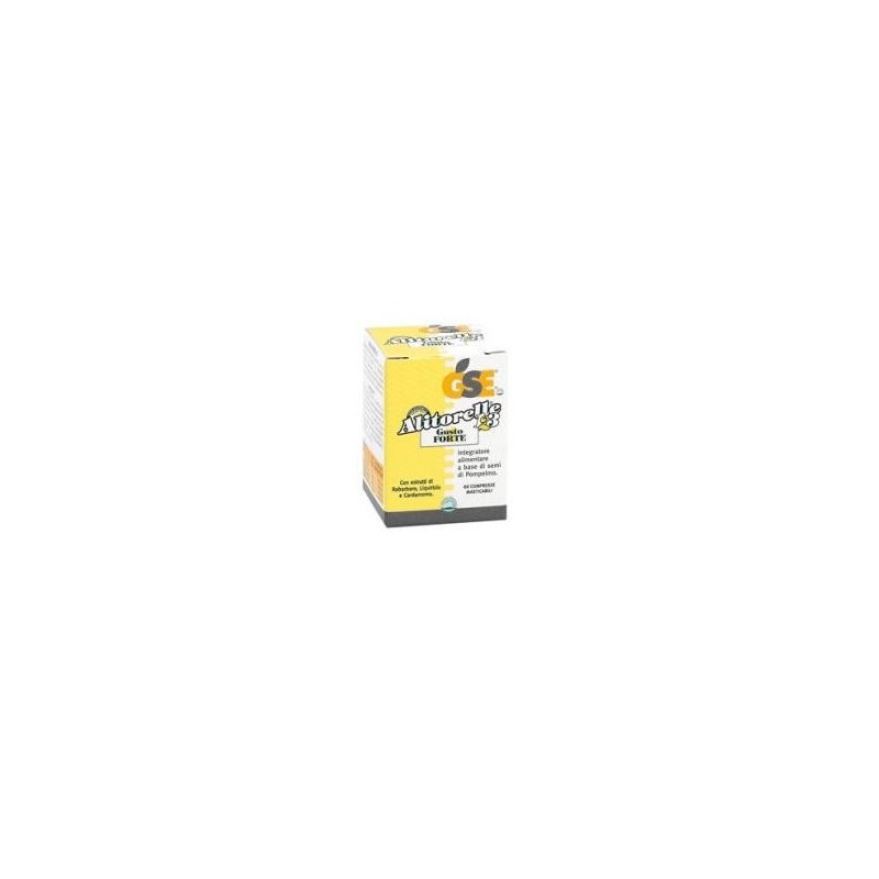 Gse alitorelle 2 integratore alimentare gusto forte 60 compresse 27g