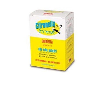 Citronella break salviette monouso 10 pezzi