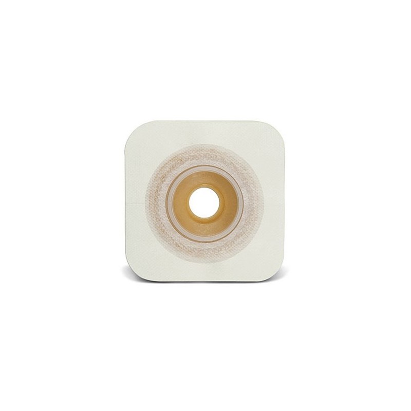 Placca convessa natura+ pretagliata 38 mm flangia 57 mm durahesive e cerotto microporoso 5 pezzi Placca convessa natura+ pretagliata 38 mm flangia 57 mm durahesive e cerotto microporoso 5 pezzi