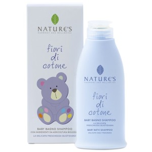 Nature's fiori di cotone baby bagno shampoo 150 ml