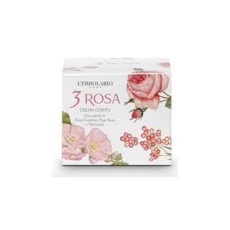 3 rosa crema corpo 200 ml