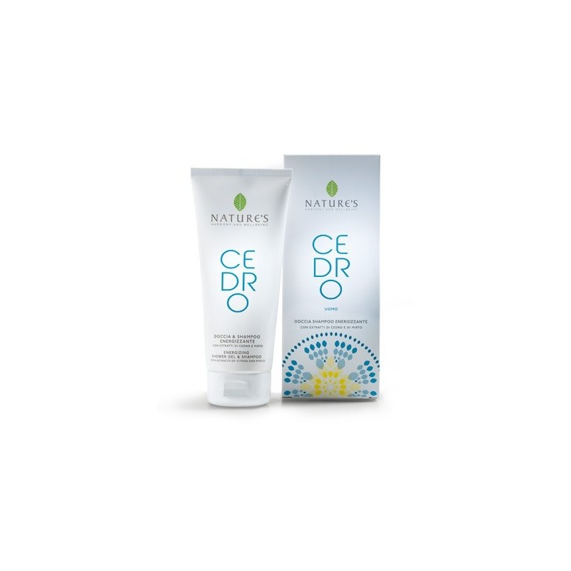 Nature's cedro uomo docciashampoo energizzante 200 ml Nature's cedro uomo docciashampoo energizzante 200 ml