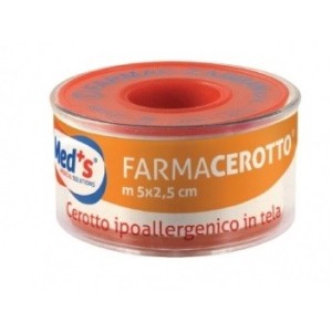 Cerotto meds ipoallergenico tela 500x2,5 cm ssr