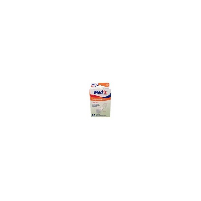 Cerotto meds strip delicato tessuto non tessuto medio 20 pezzi