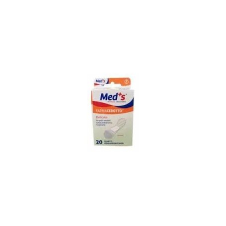 Cerotto meds strip delicato tessuto non tessuto medio 20 pezzi
