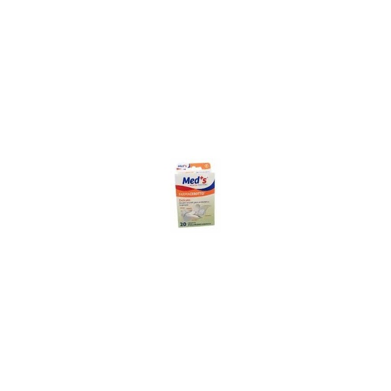 Cerotto meds strip delicato tessuto non tessuto assortiti 20pezzi