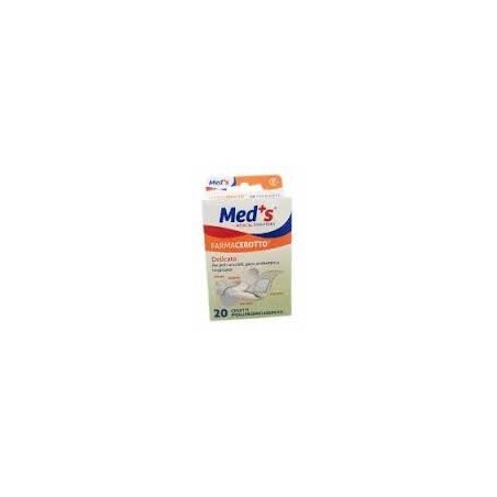 Cerotto meds strip delicato tessuto non tessuto assortiti 20pezzi
