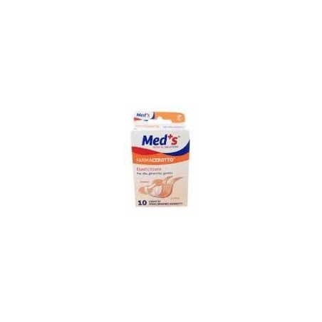 Cerotto meds strip tela ipoallergenico elasticizzato assortiti 10 pezzi