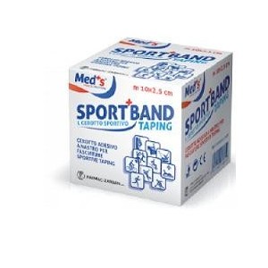 Cerotto meds tela bianca sportivo 1000x2,5 cm