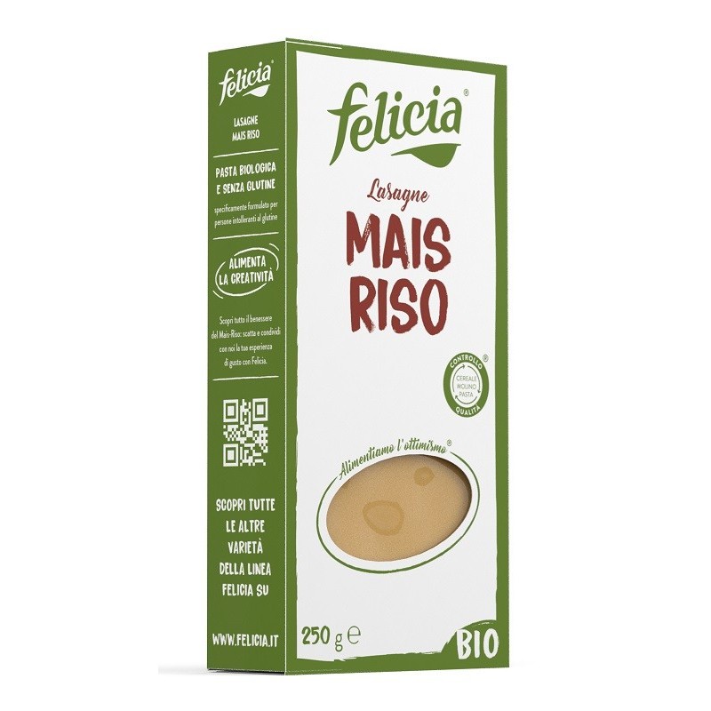 Felicia pasta biologica mais/riso lasagne 250 g Felicia pasta biologica mais/riso lasagne 250 g