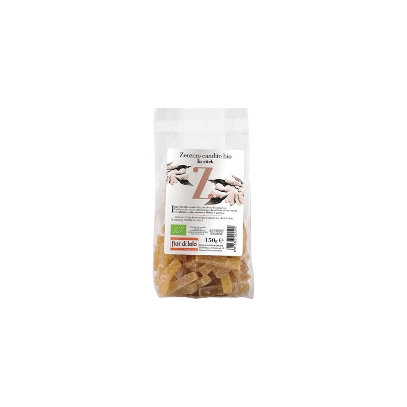 Zenzero candito stick bio 150 g