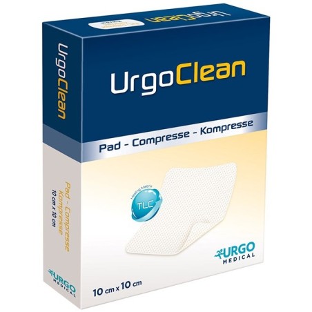 Medicazione tnt assorbente gelificante urgoclean 10x10cm 10pezzi