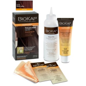 Biokap nutricolor 6,66 rosso rubino tinta tubo + flacone
