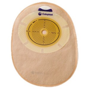 Sacca per colostomia chiusa ricoperta in tessuto non tessutocon apertura ispezionabile foro 30mm maxi capapacita' 500ml30 pezzi