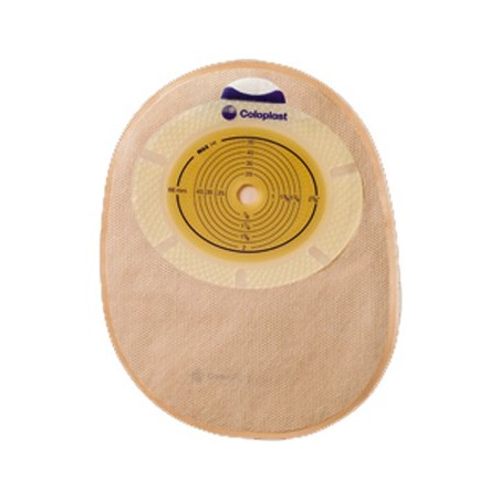 Sacca per colostomia chiusa ricoperta in tessuto non tessutocon apertura ispezionabile foro 30mm maxi capapacita' 500ml30 pezzi