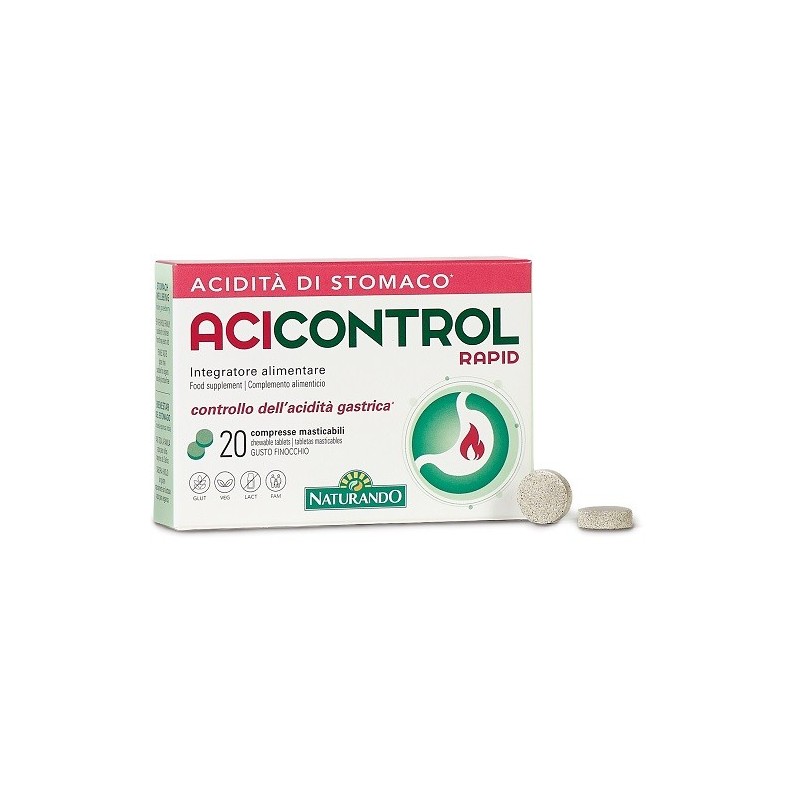 Acicontrol rapid 20 compresse