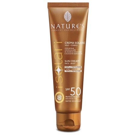 Nature's i solari crema viso corpo spf 50 75 ml edizione limitata travel size