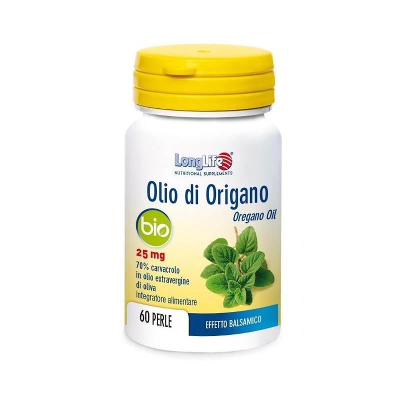 Longlife olio origano bio 60 perle Longlife olio origano bio 60 perle