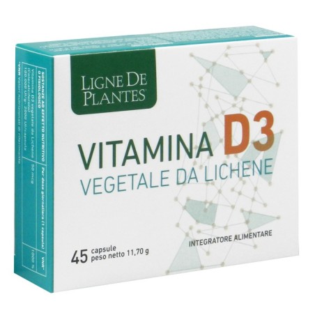 Ligne de plantes vitamina d3 vegetale 45 capsule Ligne de plantes vitamina d3 vegetale 45 capsule