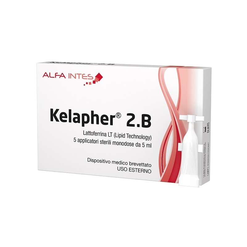 Kelapher 2b 5 applicatori sterili monodose da 5 ml terapia topica Kelapher 2b 5 applicatori sterili monodose da 5 ml terapia topica