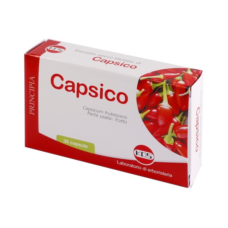 Capsico estratto secco 30 capsule Capsico estratto secco 30 capsule