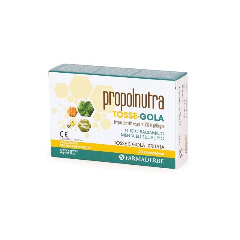 Propolnutra tosse gola 20 compresse masticabili