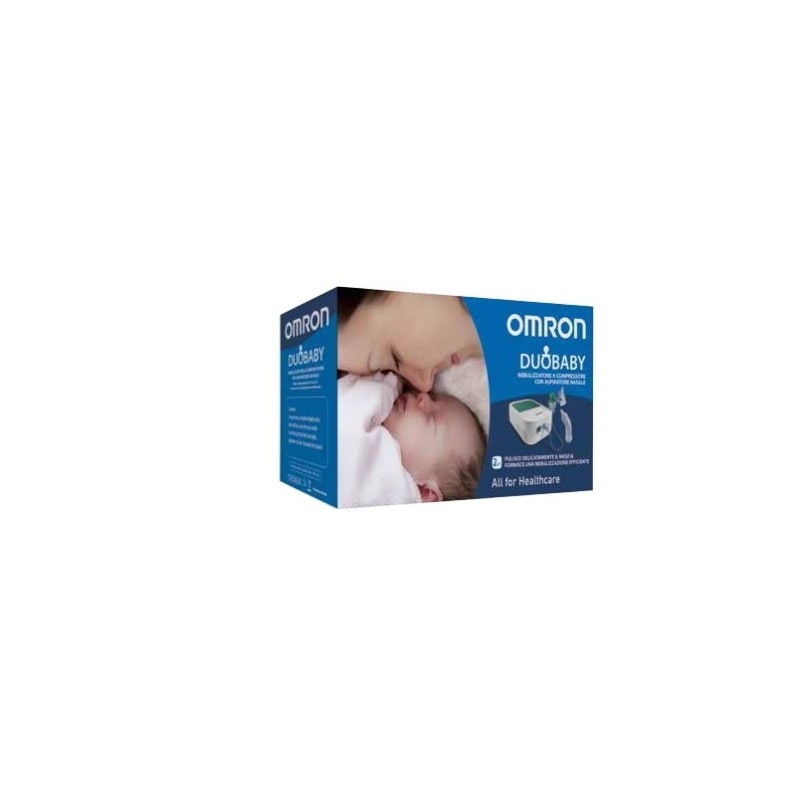 Nebulizzatore omron duo baby con aspiratore nasale