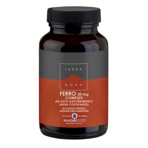 Complesso di ferro ad alto assorbimento 20 mg 50 capsule