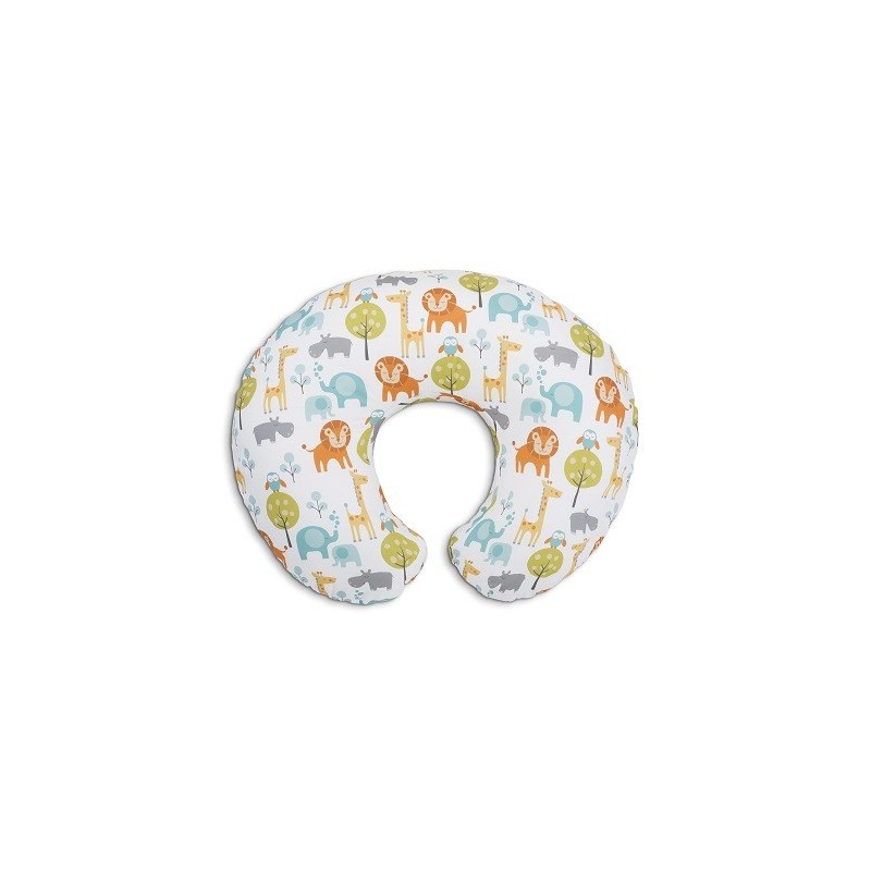 Chicco boppy cuscino fodera in cotone peaceful jungle