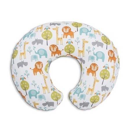 Chicco boppy cuscino fodera in cotone peaceful jungle