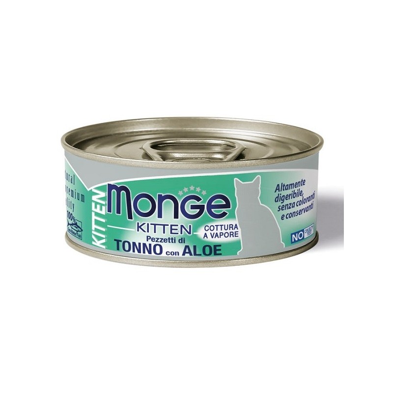 Monge natural quality gatto monge jelly pezzetti tonno bonito/aloe kitten 80 g Monge natural quality gatto monge jelly pezzetti tonno bonito/aloe kitten 80 g