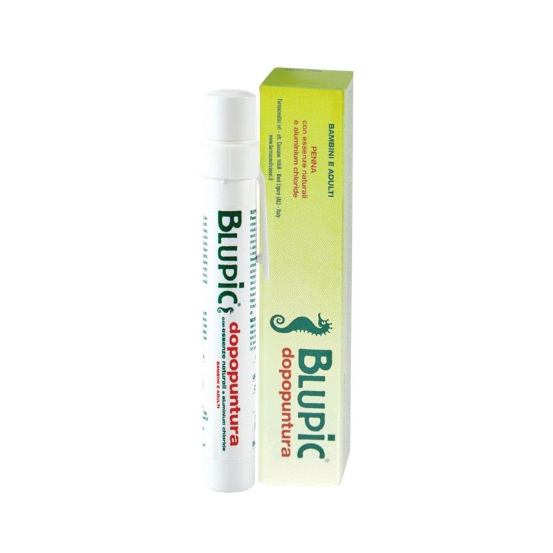 Blupic dopopuntura penna con essenze naturali e aluminium astuccio Blupic dopopuntura penna con essenze naturali e aluminium astuccio