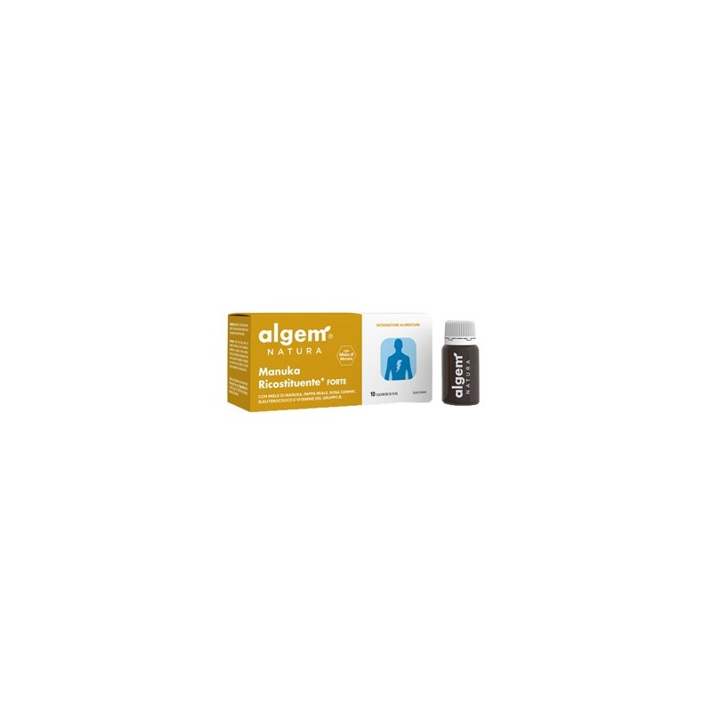 Algem manuka ricostituente forte 10 flaconcini 10 ml