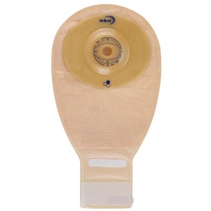 Sacca per ileostomia opaca ritagliabile welland aurum profile ileo midi diametro 13-48 mm inizio convessita' 48 mm 10 pezzi